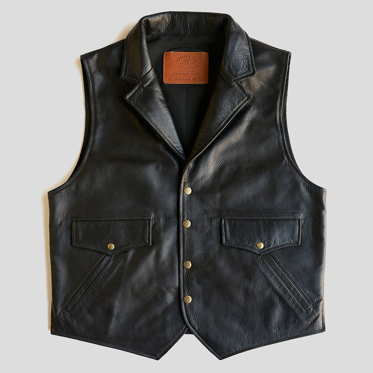 Ranch Vest No.42 | Black V425
