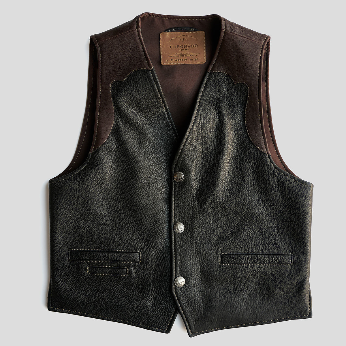 Bison Garrison Vest No.69 — Coronado Leather