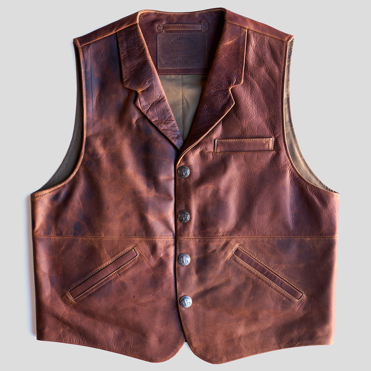 No.25 Classic Lapel Vest | Antique Brown LE