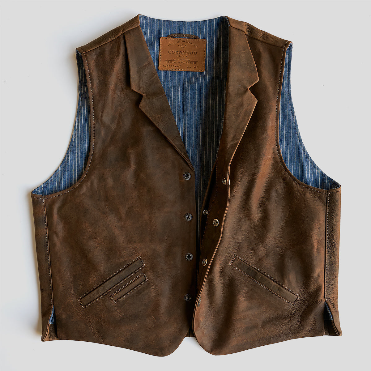 Indy Bison Lapel Vest No.29 | LE x24