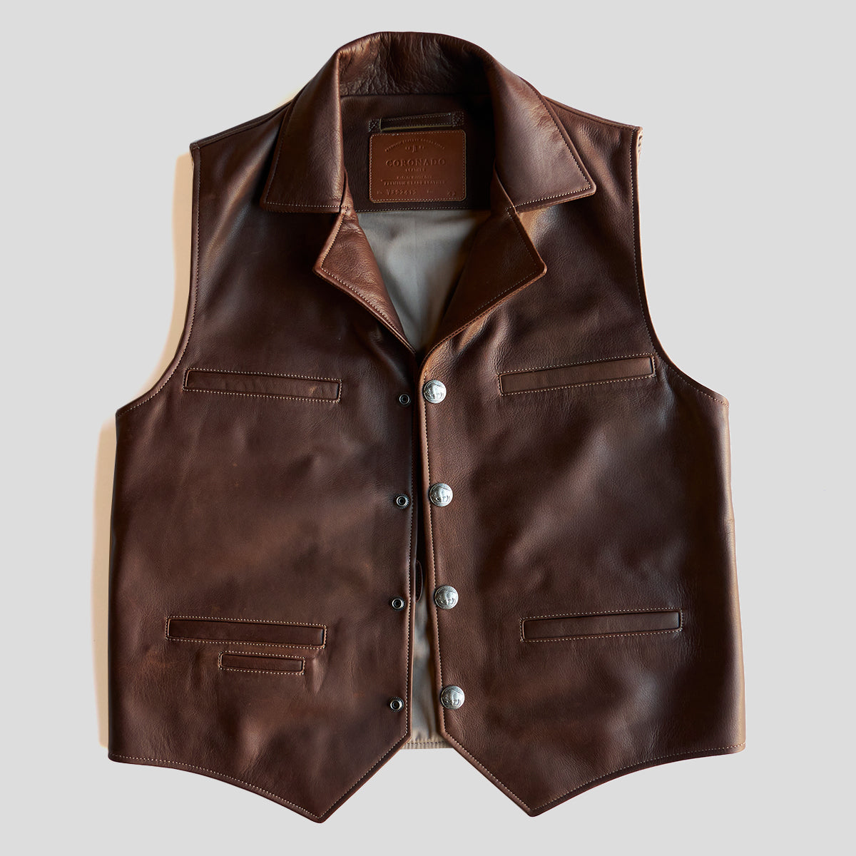 No.39 Ranchers Vest | Brown V39-9B