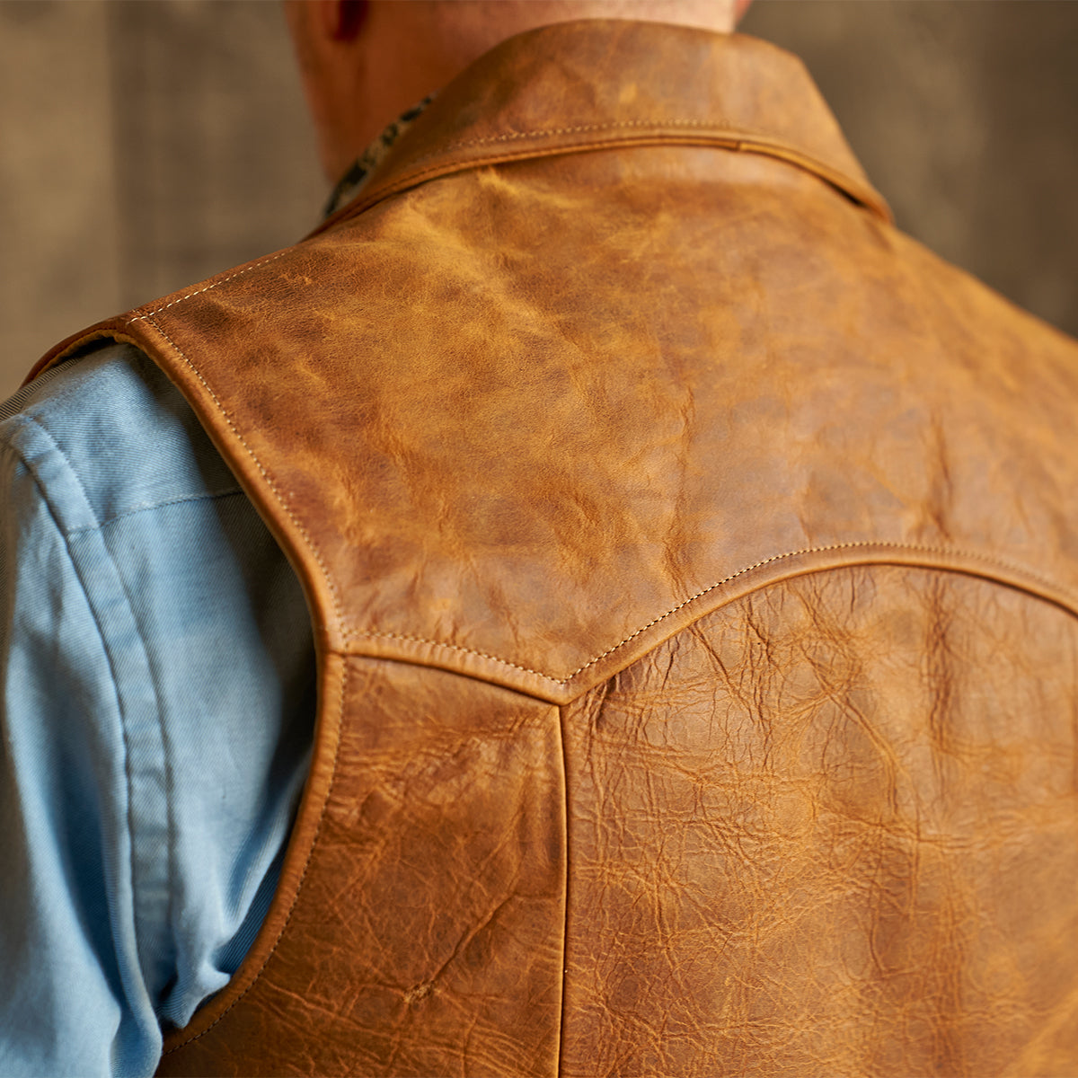 No.39 Indy Bison Ranchers Vest | Saddle Tan (NEW)