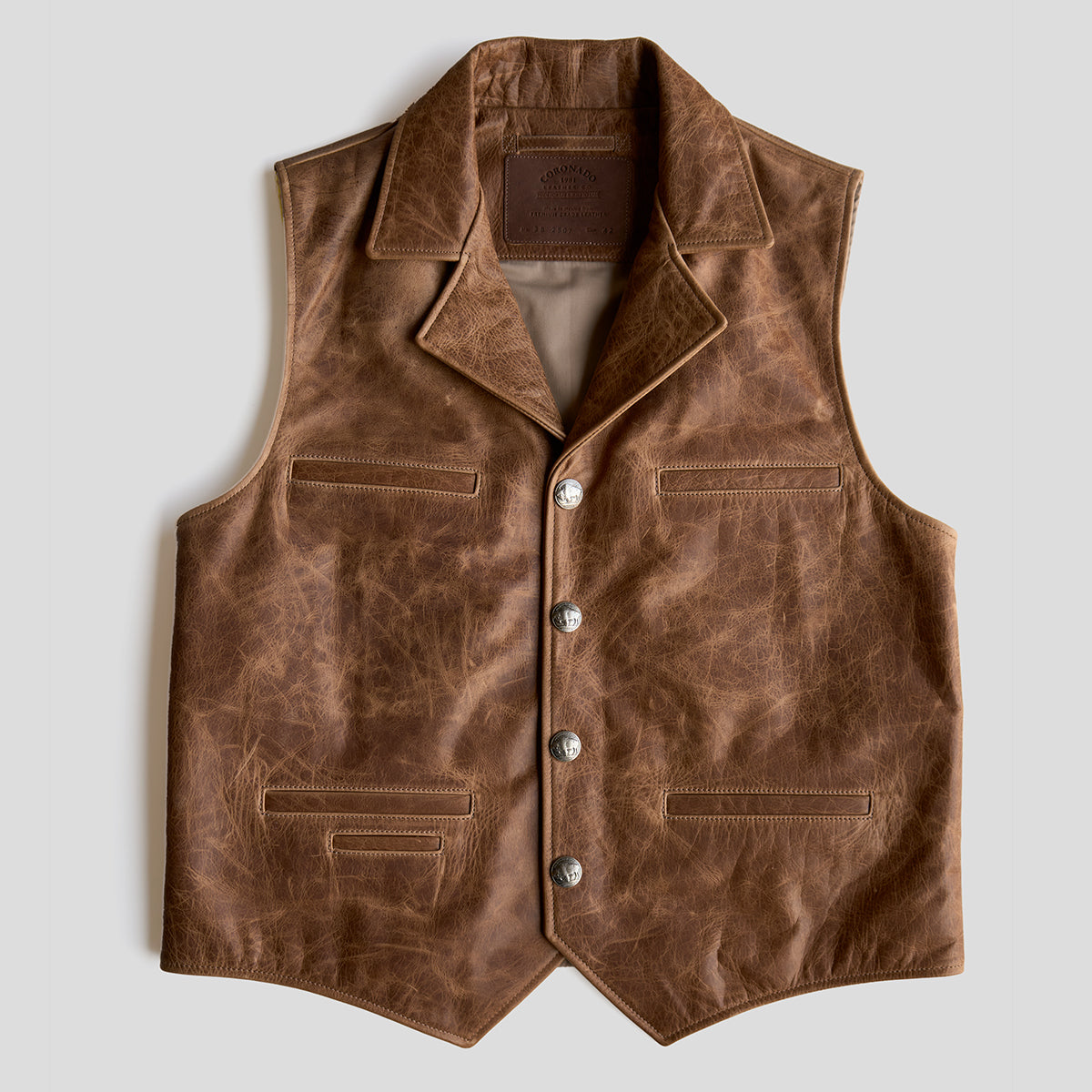 No.39 Ranchers Vest | Stagecoach Tan