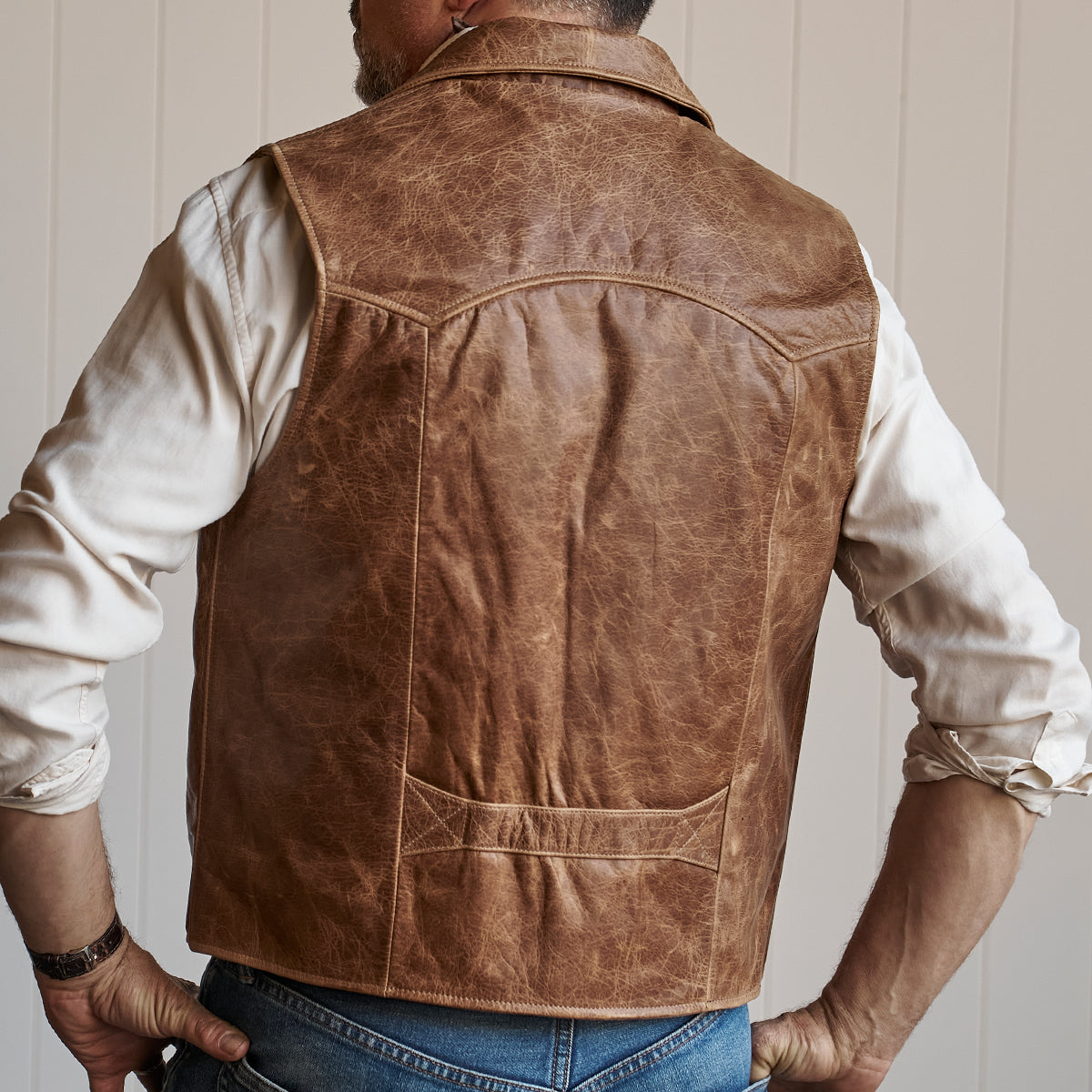 No.39 Ranchers Vest | Stagecoach Tan