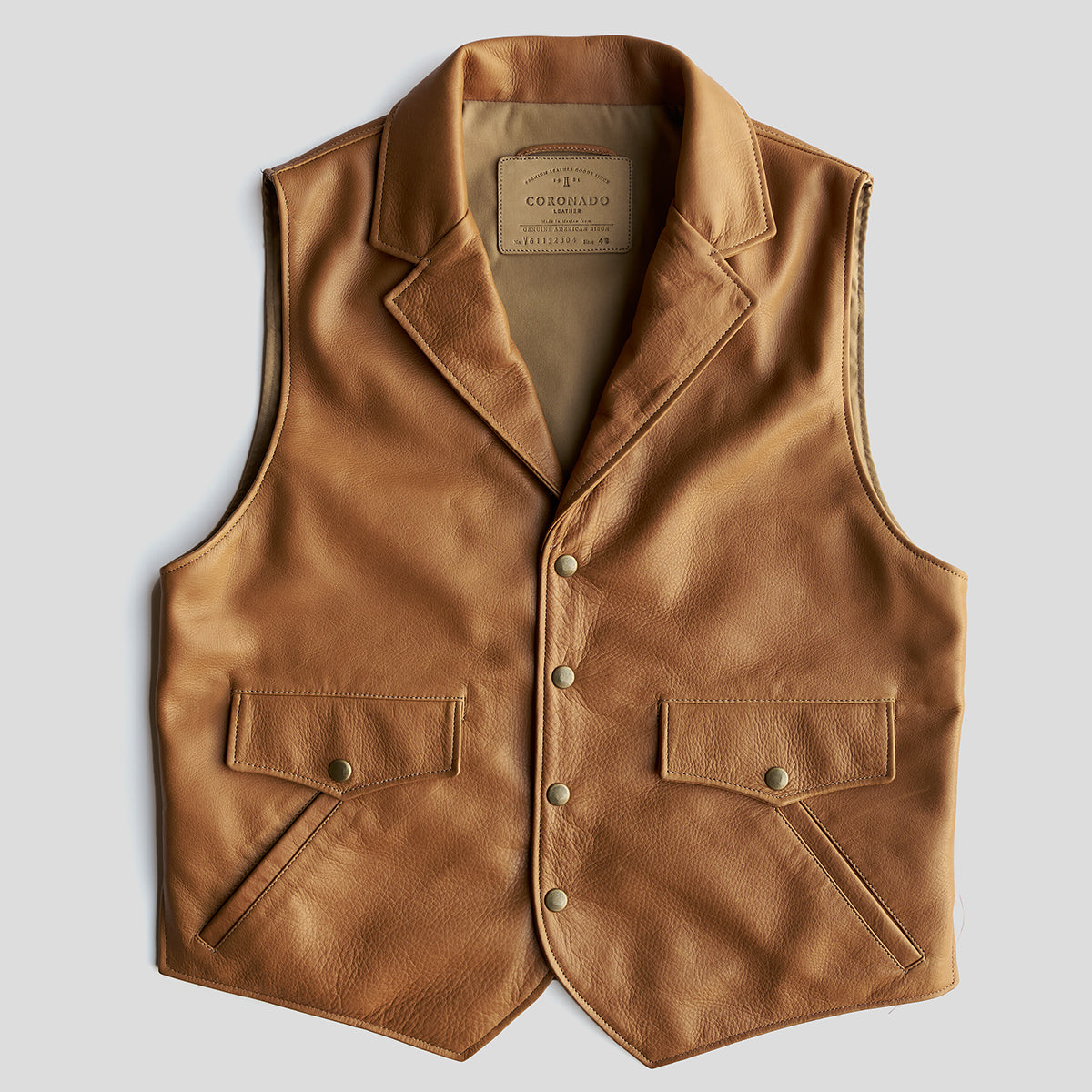 Ranch Vest No.42 | Saddle Tan