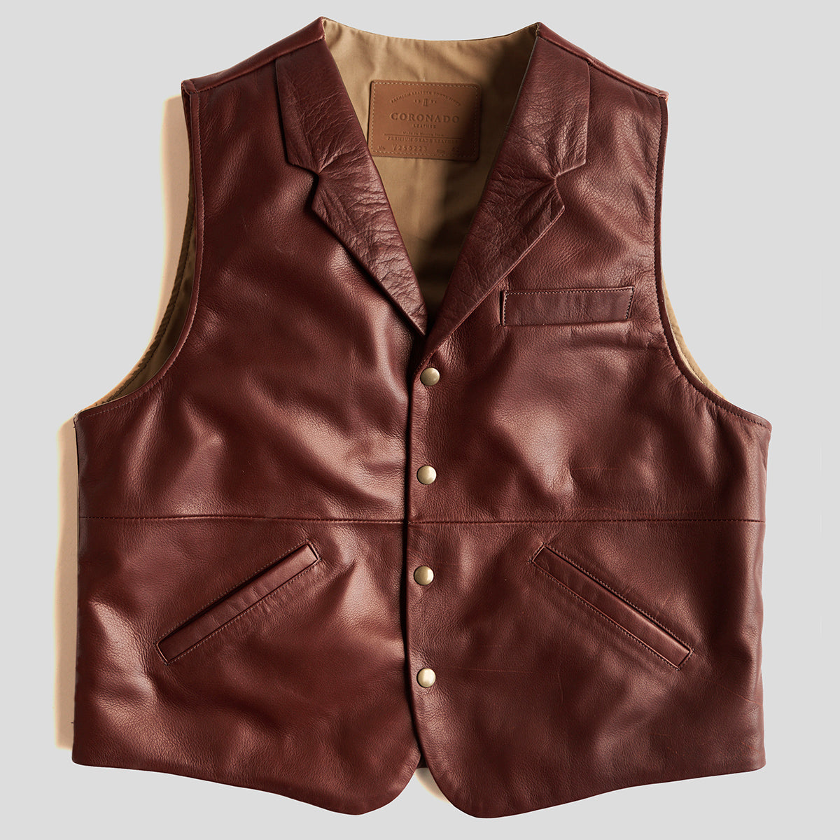 Classic Lapel Vest Whiskey| LE x25 V25-CW