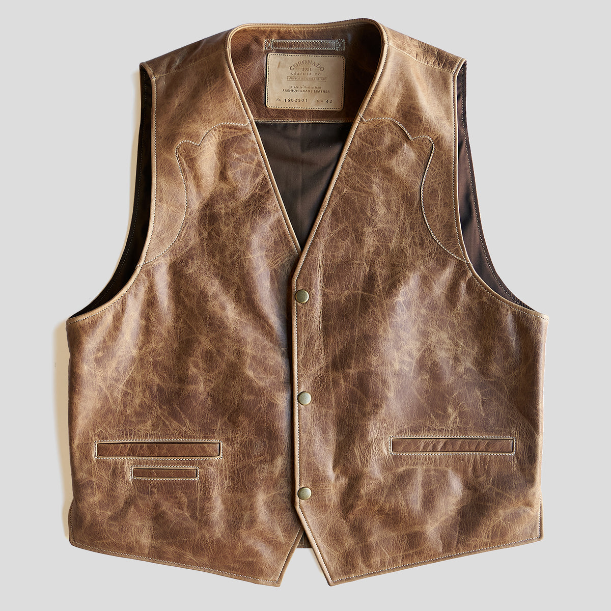 No.169 Garrison Vest | LE Stagecoach Tan x15