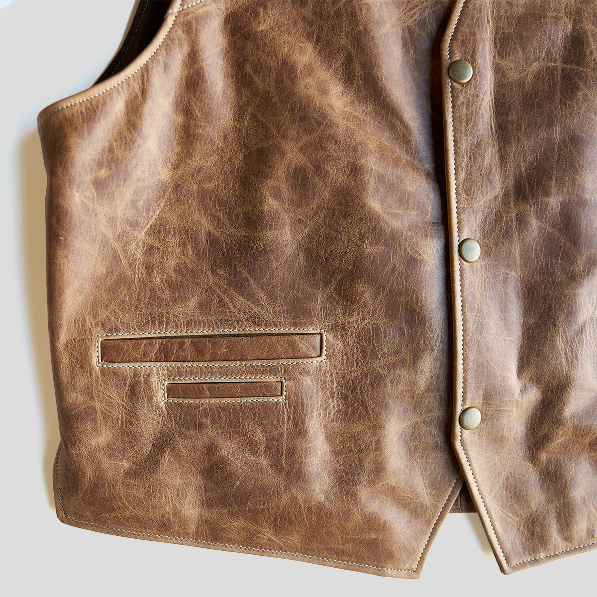 No.169 Garrison Vest | LE Stagecoach Tan x15