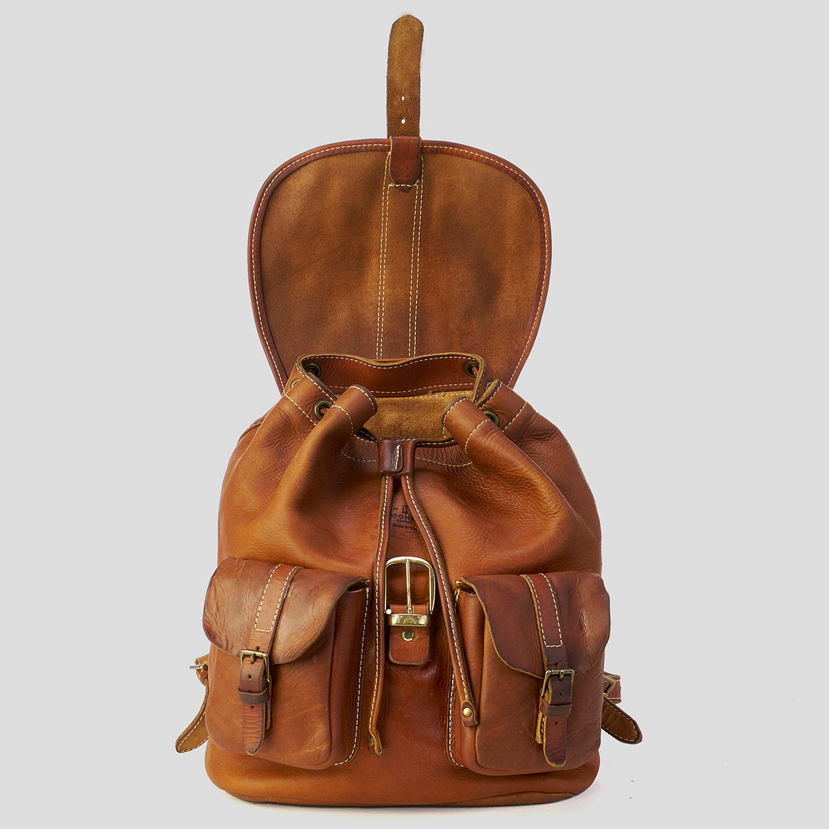 Stone-Washed Rucksack No.180 — Coronado Leather