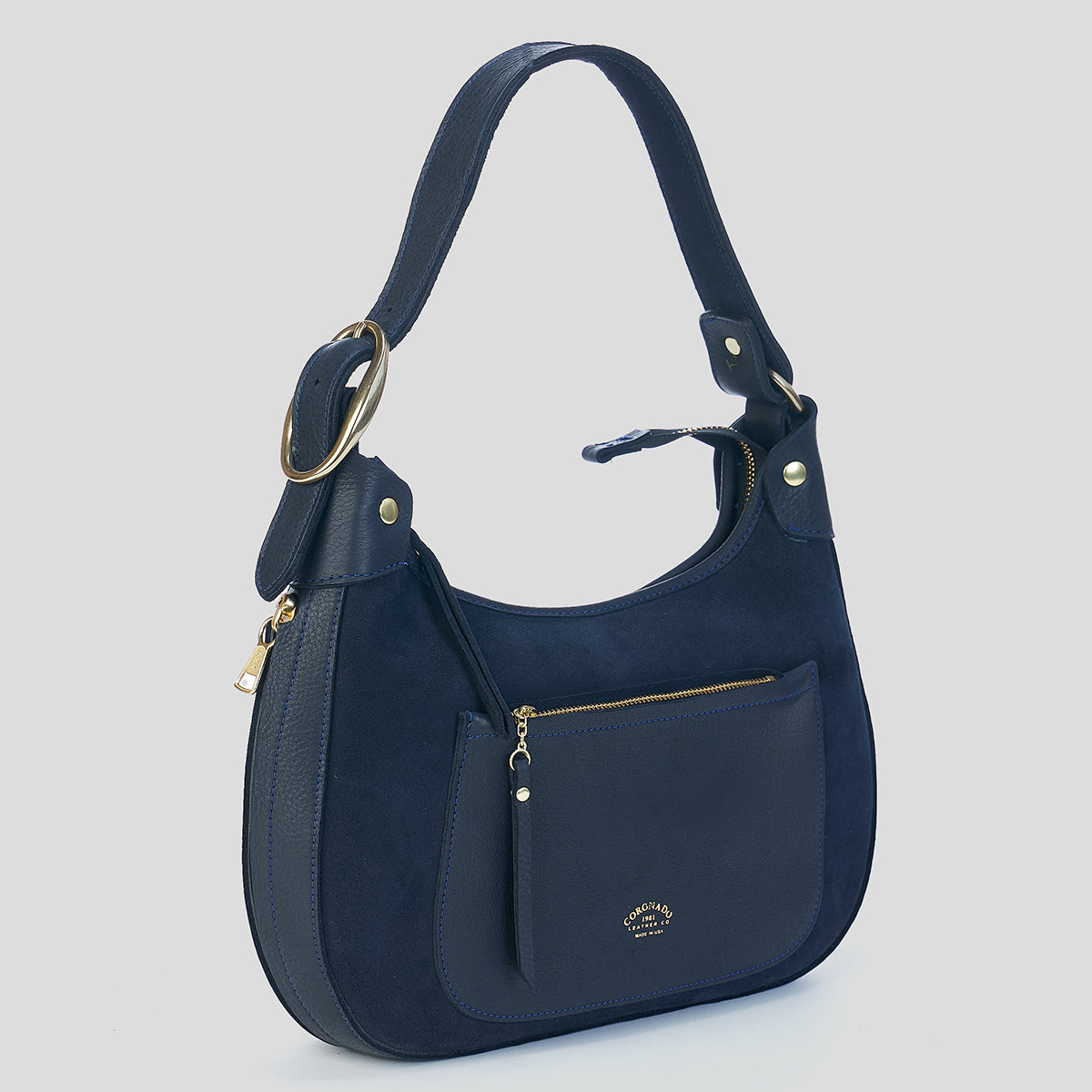 Jackie Hobo No.2 | LE Suede Navy x15