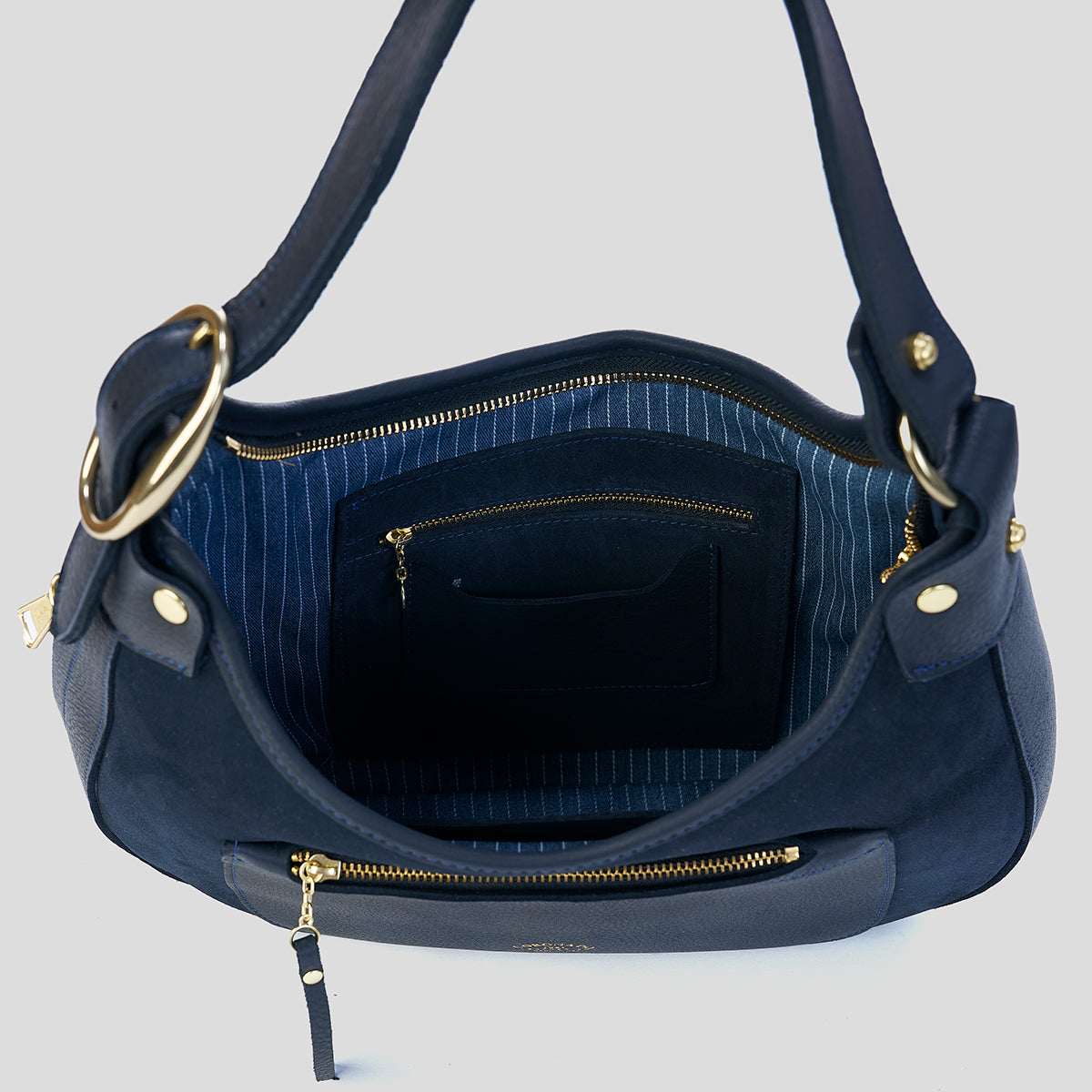 Jackie Hobo No.2 | LE Suede Navy x15