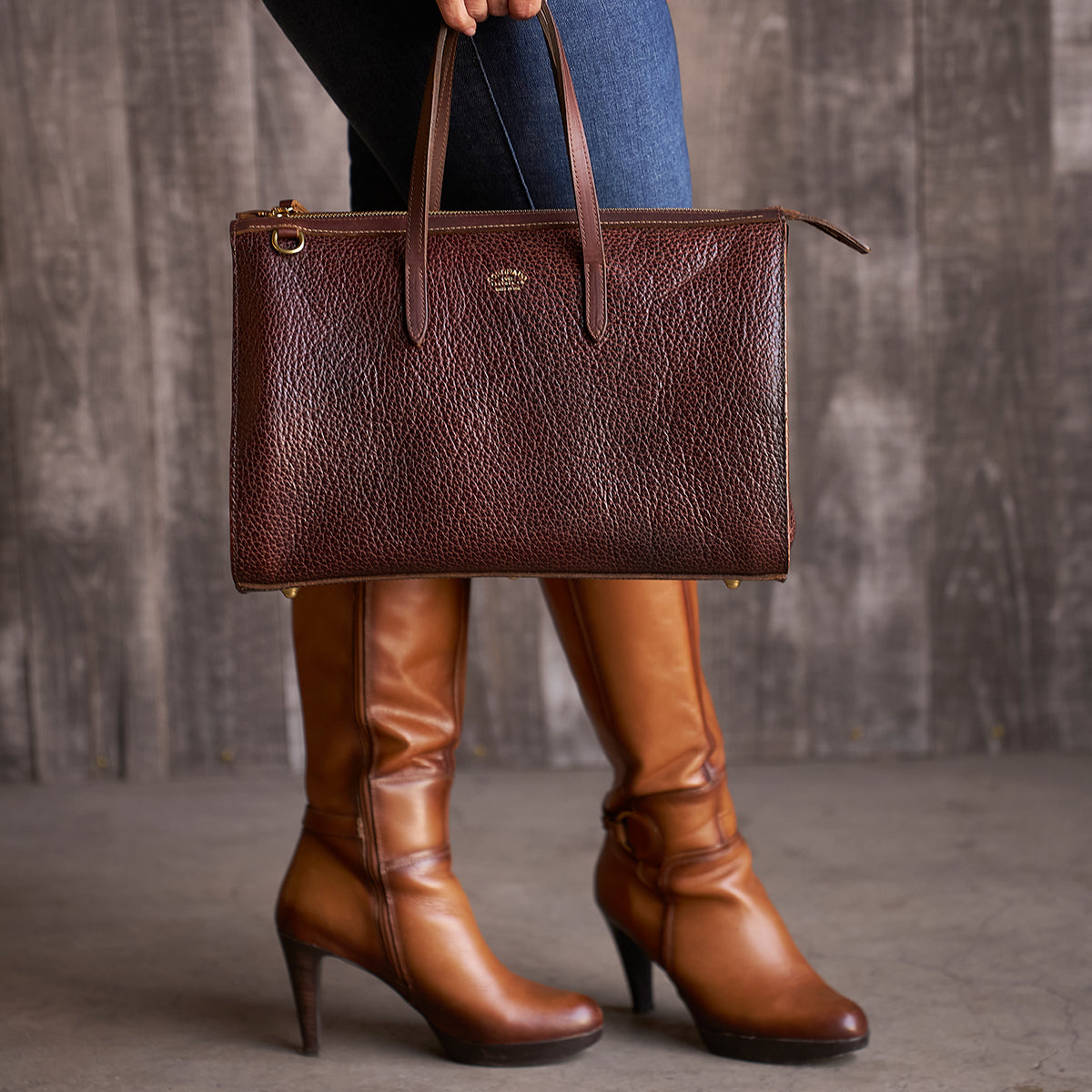 Adella Satchel No.600 | Bison Brown