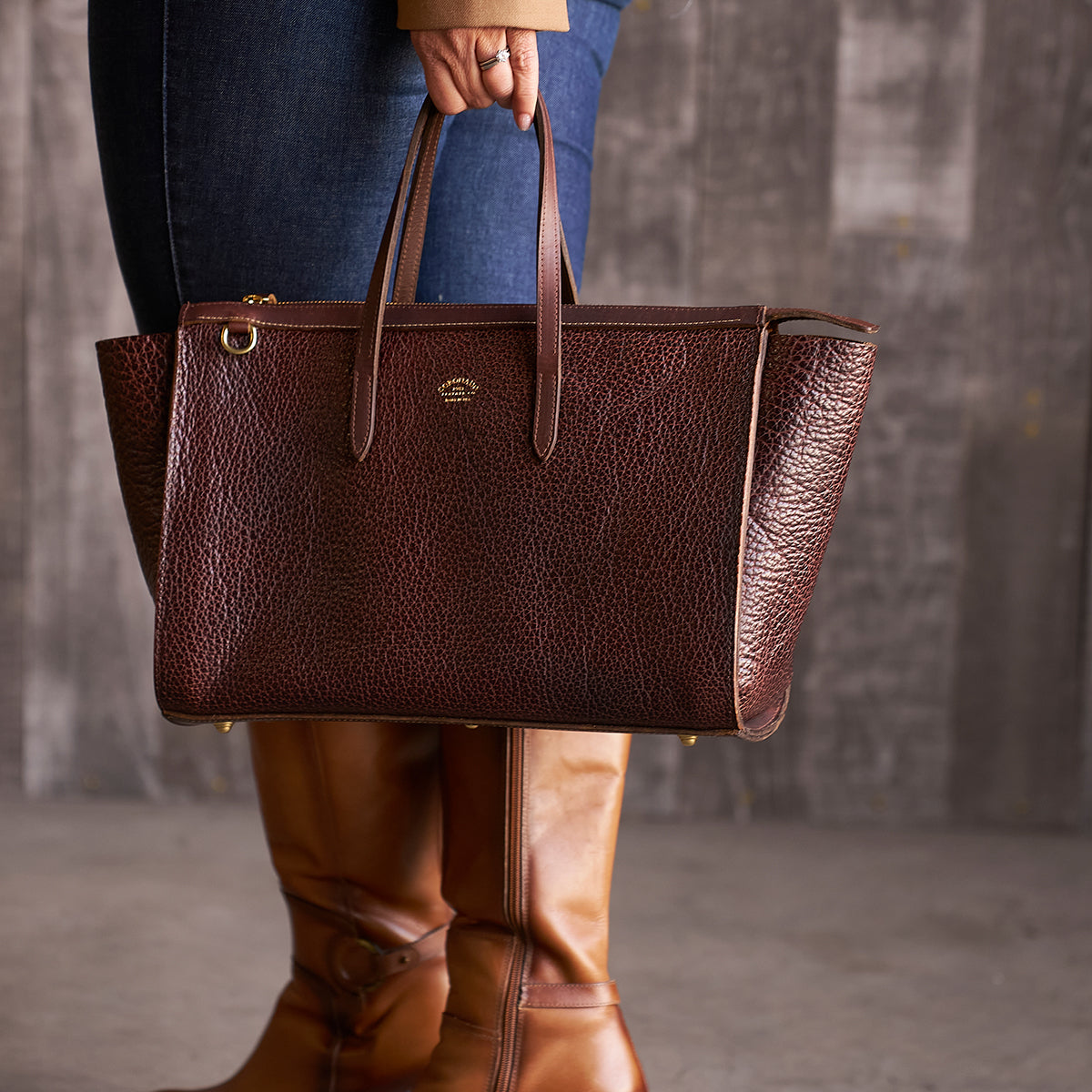 Adella Satchel No.600 | Bison Brown