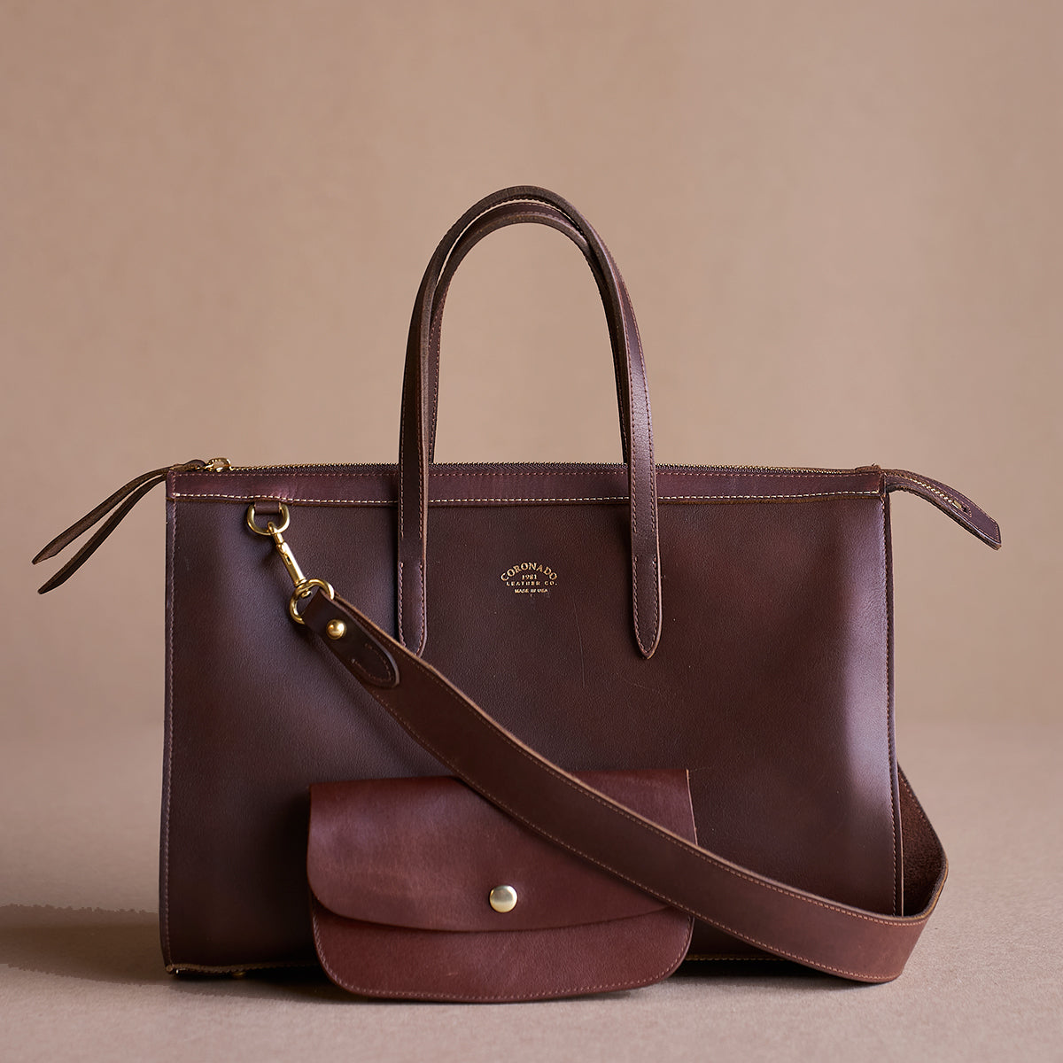 Adella Satchel No.600 | Brown