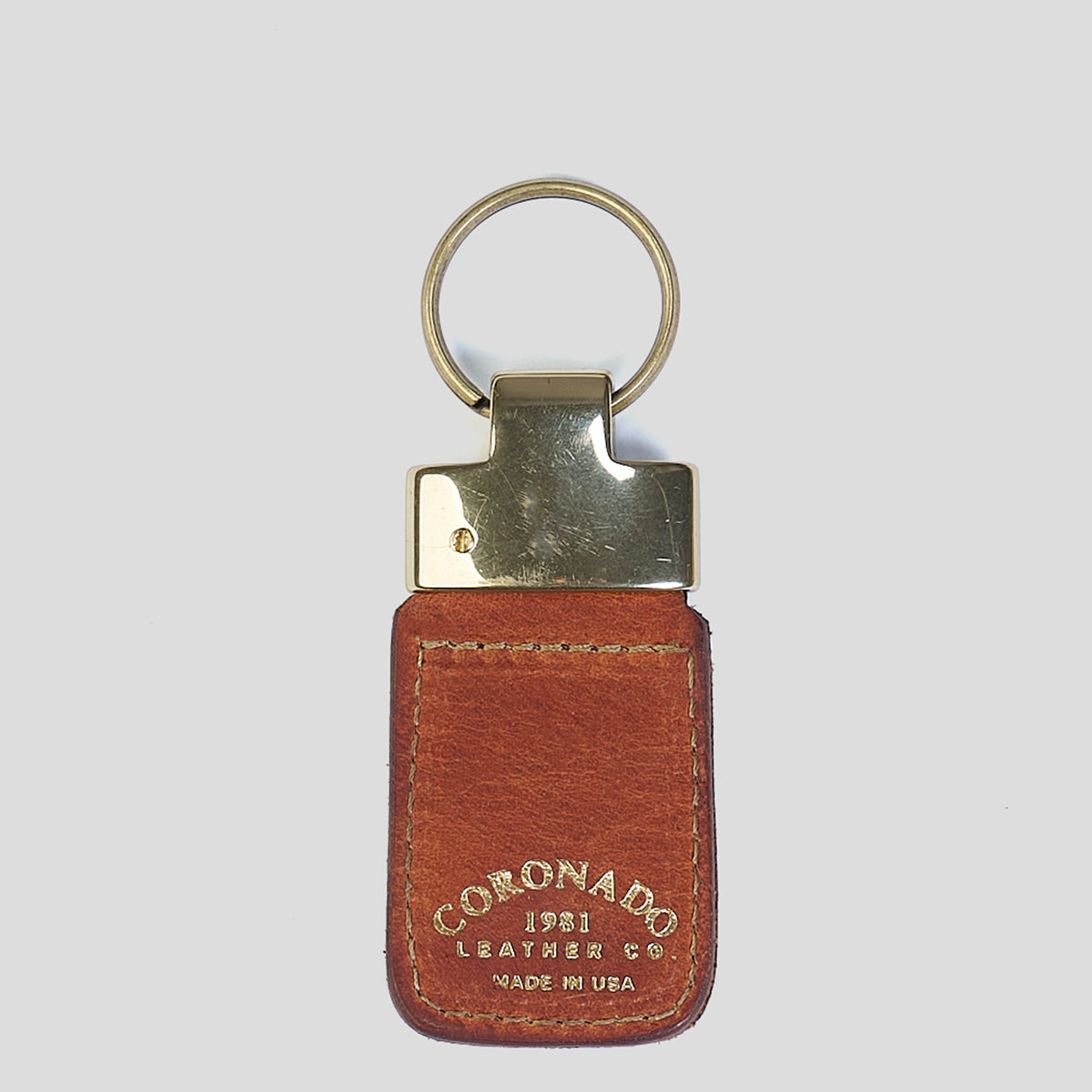 Italian Brass Key Fob #35