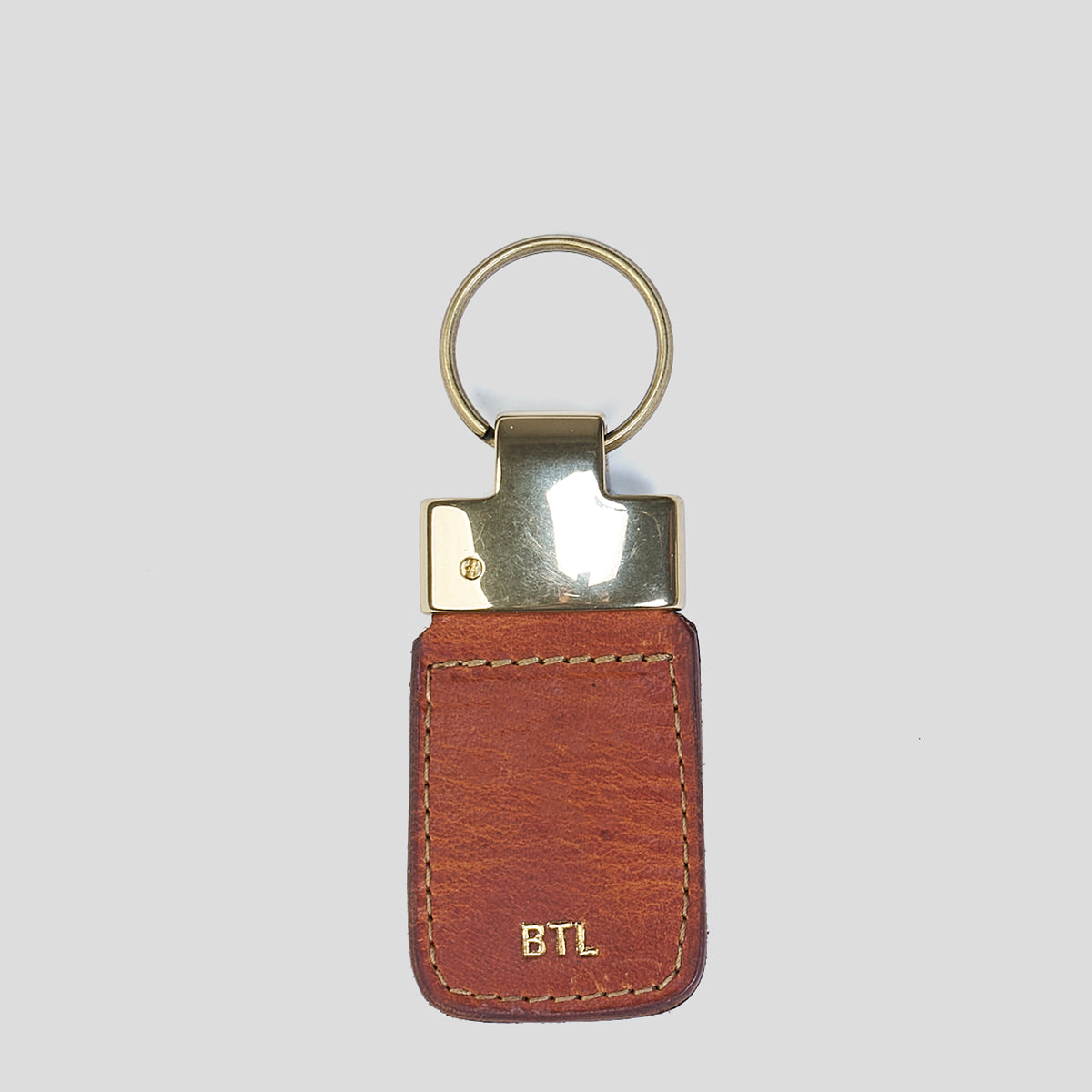 Italian Brass Key Fob #35