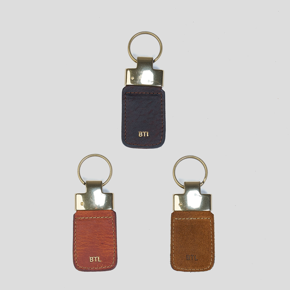 Italian Brass Key Fob #35