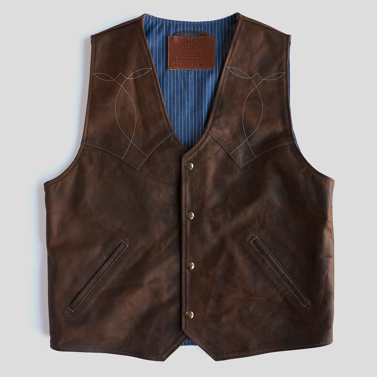 Indy Bison Austin Vest No.450 | Brown