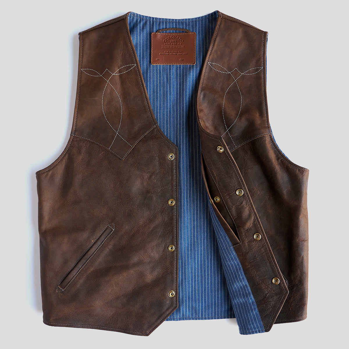 Indy Bison Austin Vest No.450 | Brown