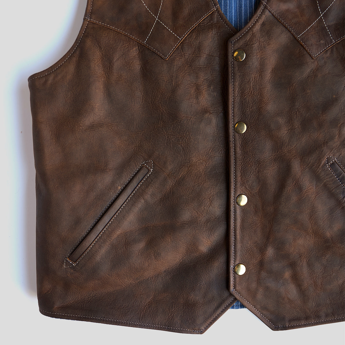 Indy Bison Austin Vest No.450 | Brown