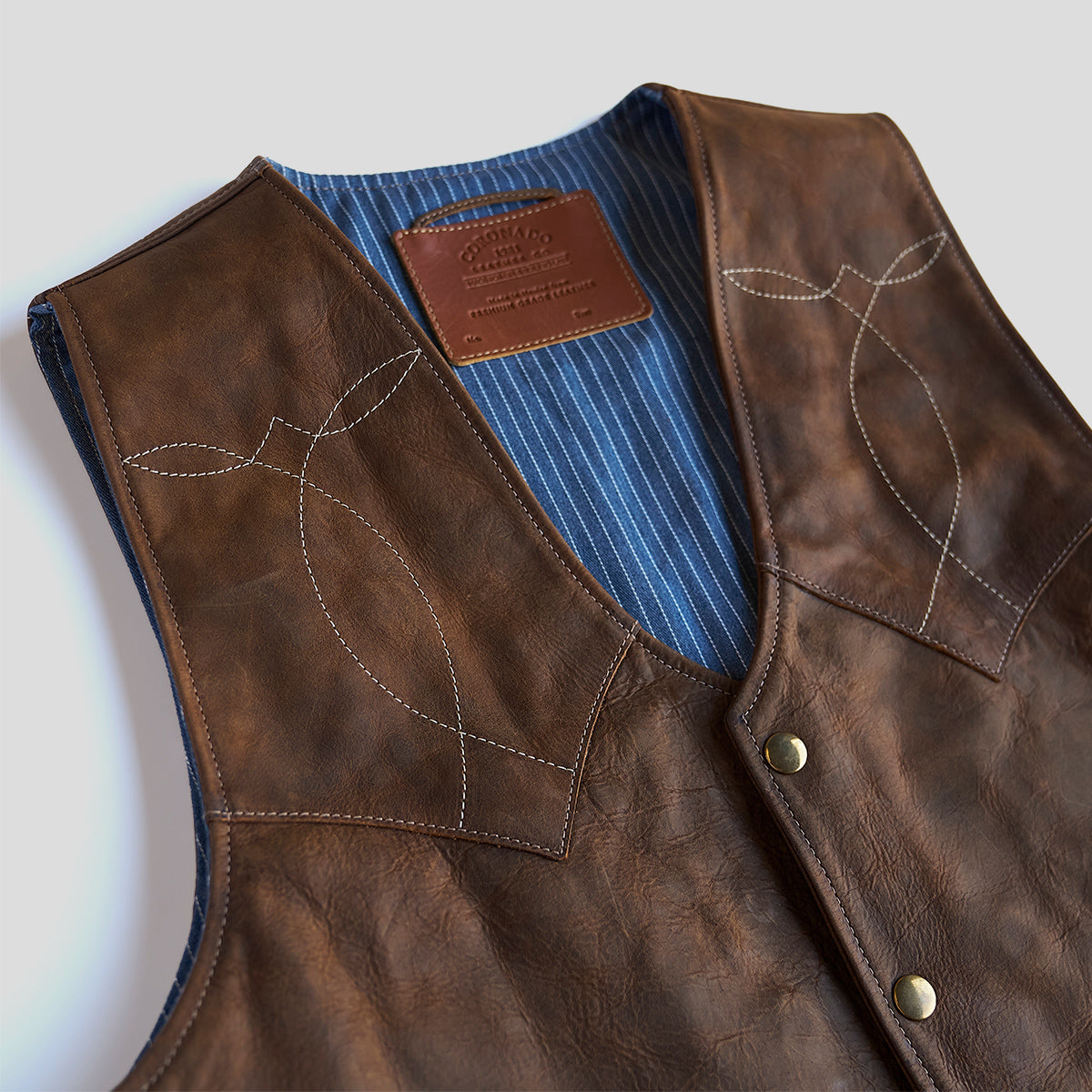 Indy Bison Austin Vest No.450 | Brown