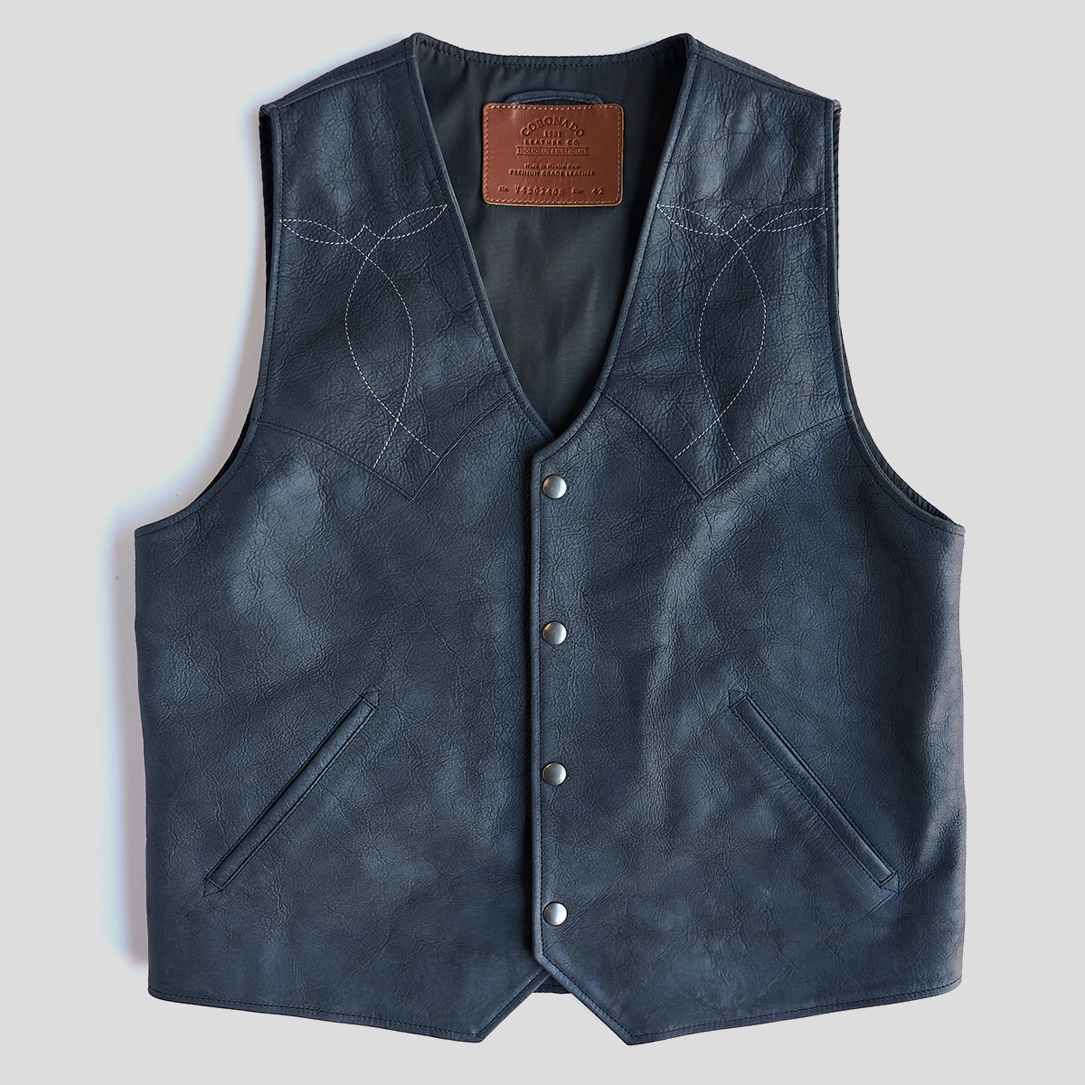 The Bison Austin Vest No.450 | Charcoal