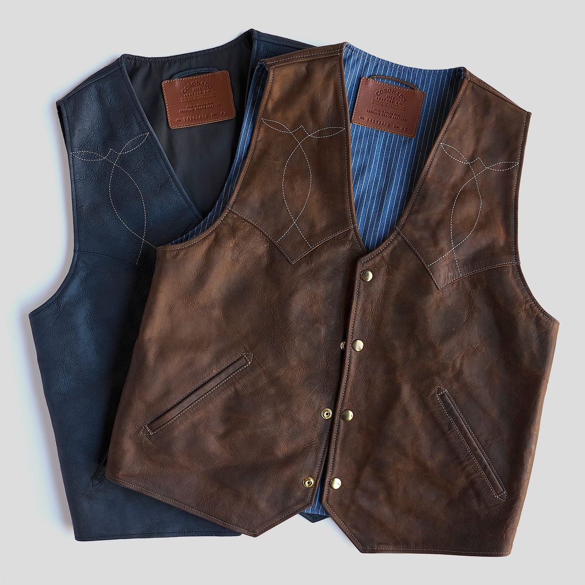 The Bison Austin Vest No.450 | Charcoal