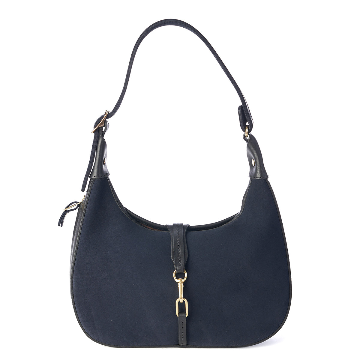 Jane LE English Suede Hobo & Pouch Set | LE Navy