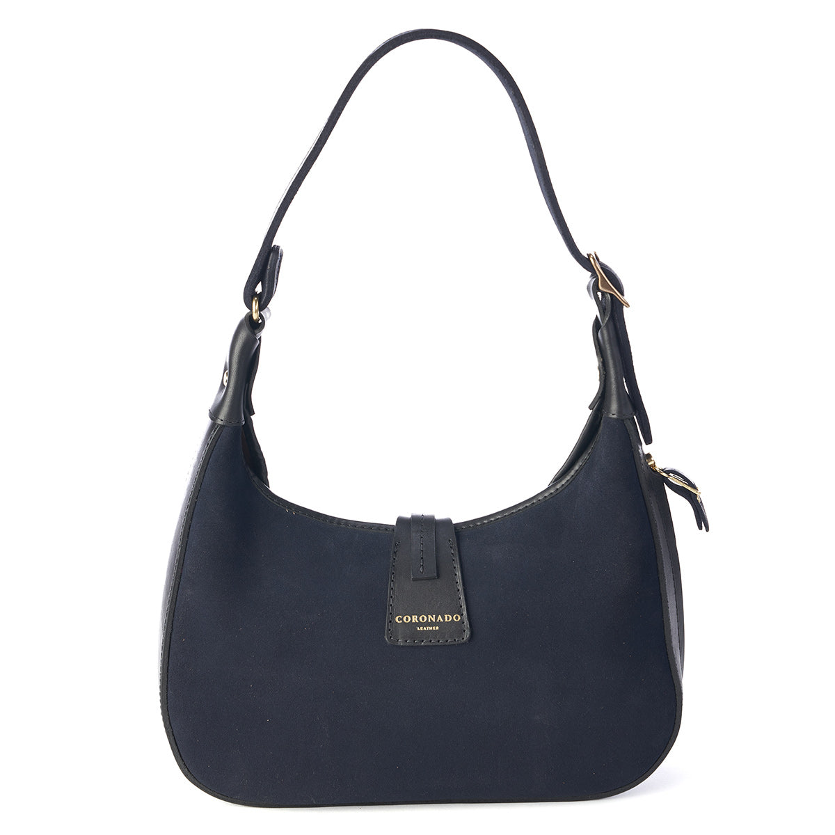 Jane LE English Suede Hobo & Pouch Set | LE Navy