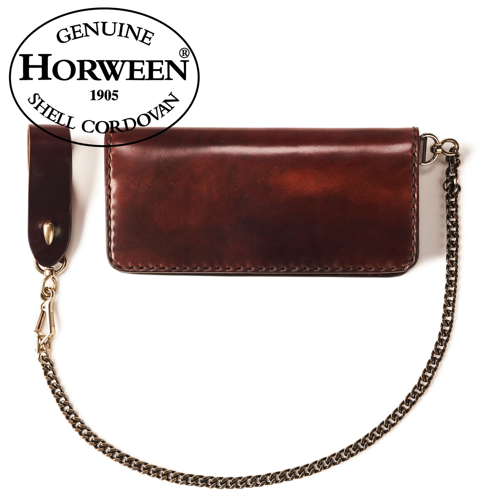 Horween® Shell Chain Wallet No.9