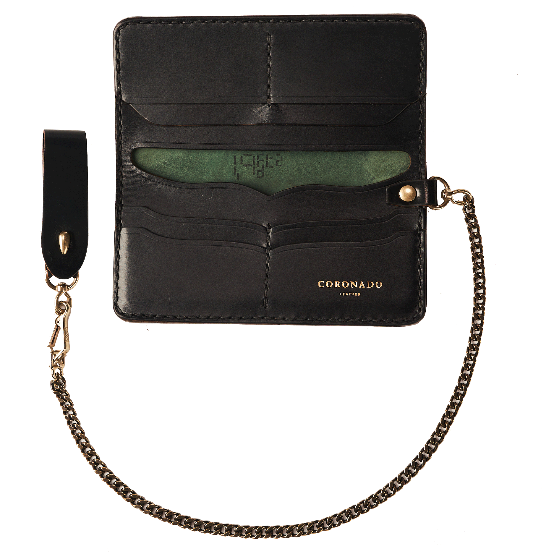 Horween® Shell Chain Wallet No.9