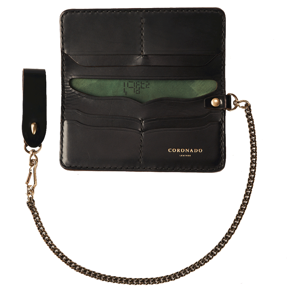 Horween® Shell Chain Wallet No.9 — Coronado Leather