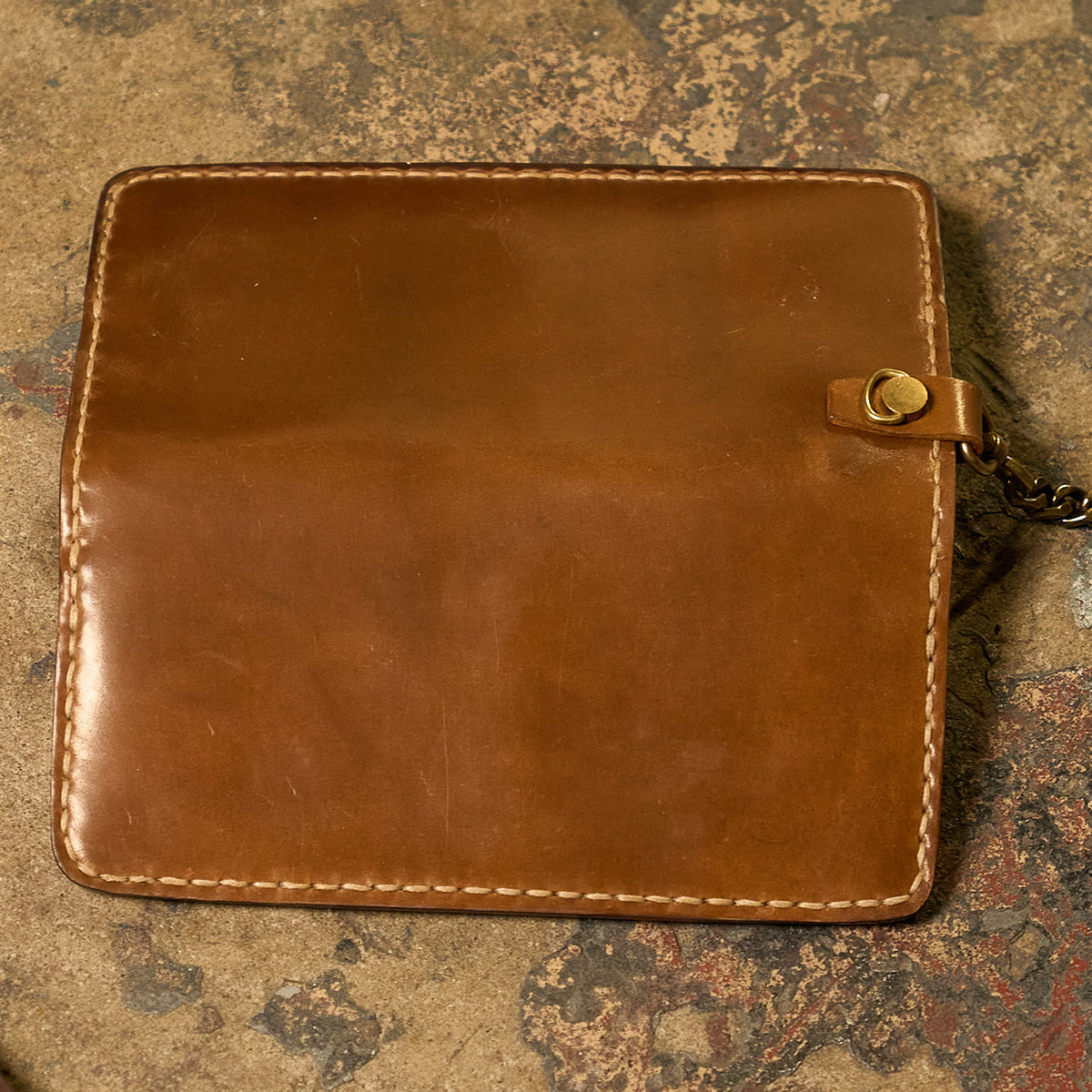 Horween® Shell Chain Wallet No.9