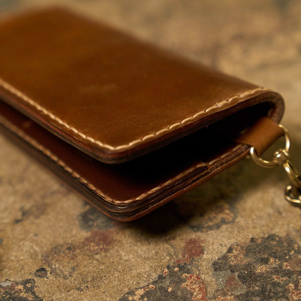 Horween® Shell Chain Wallet No.9