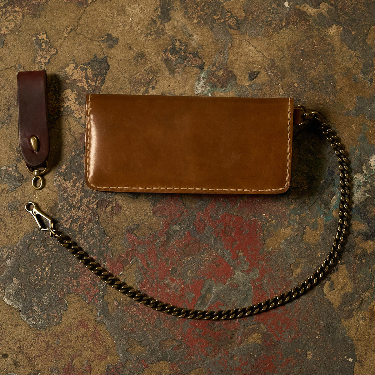 No.830 Horween® Shell Chain Wallet No.9 3983-HS