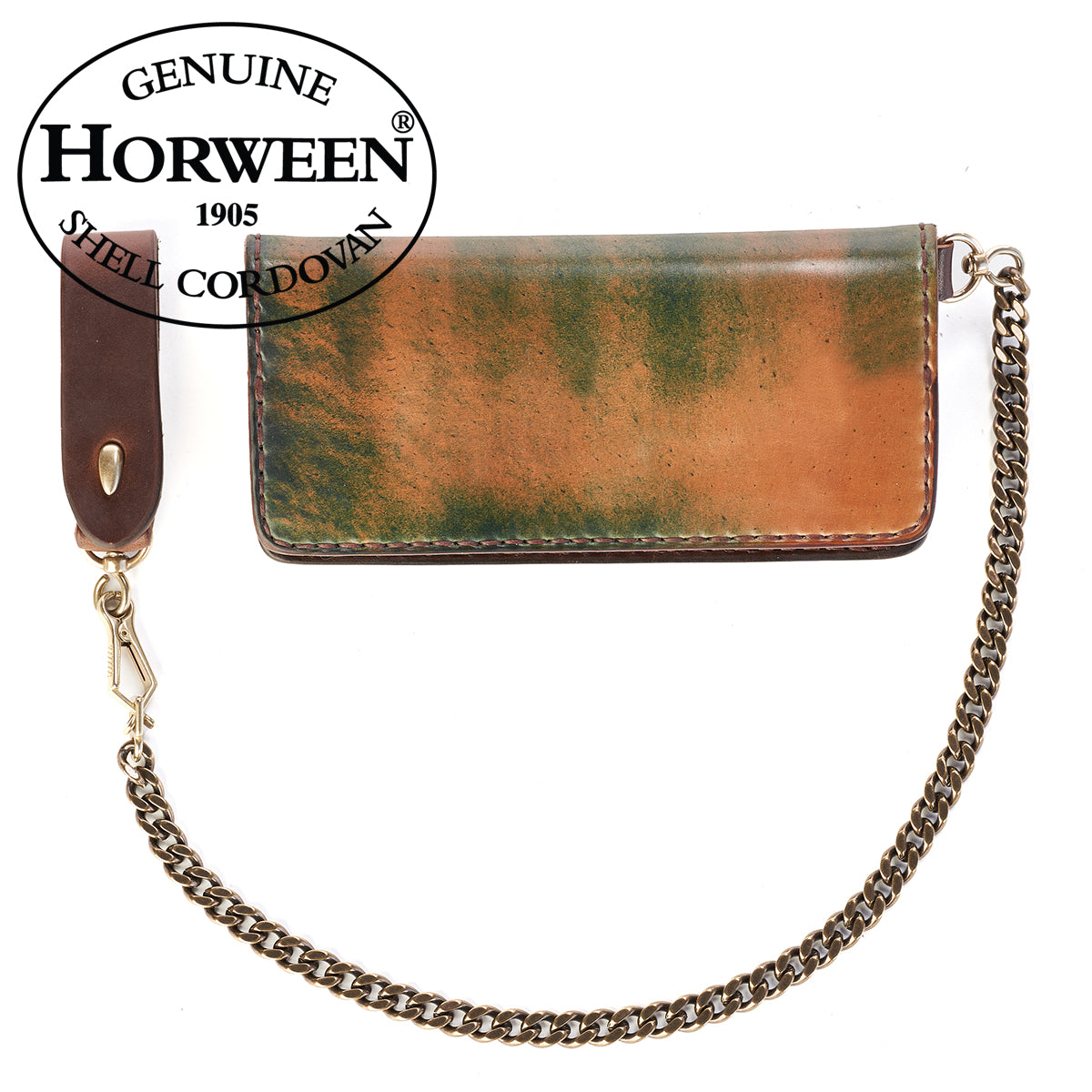 Horween® Shell Chain Wallet No.9