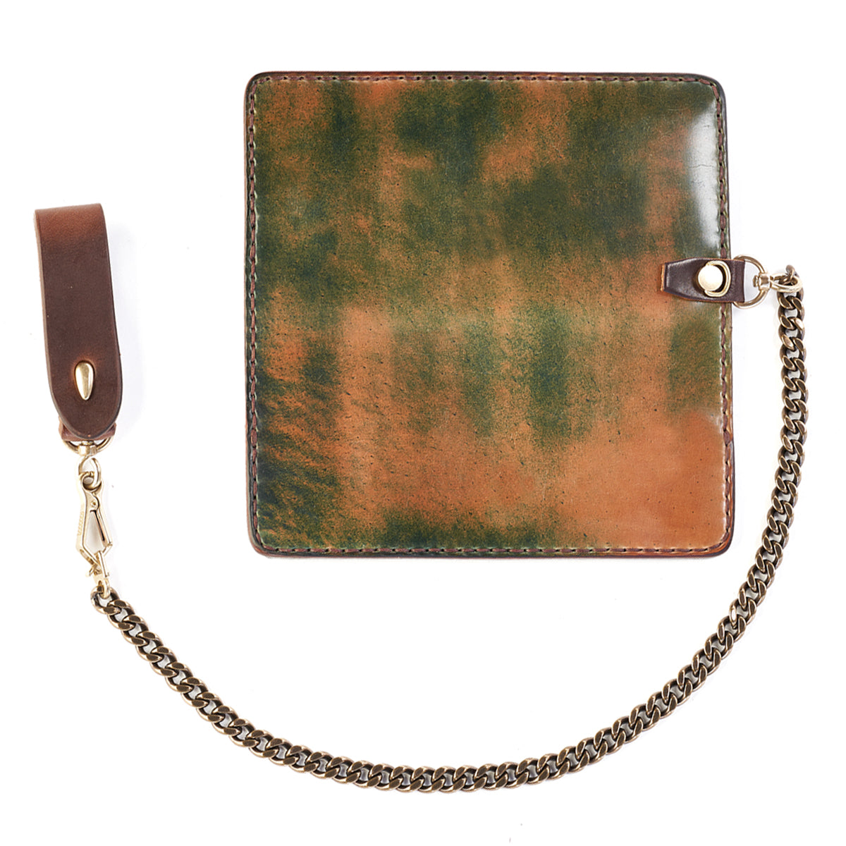 Horween® Marbled Shell Chain Wallet No.9