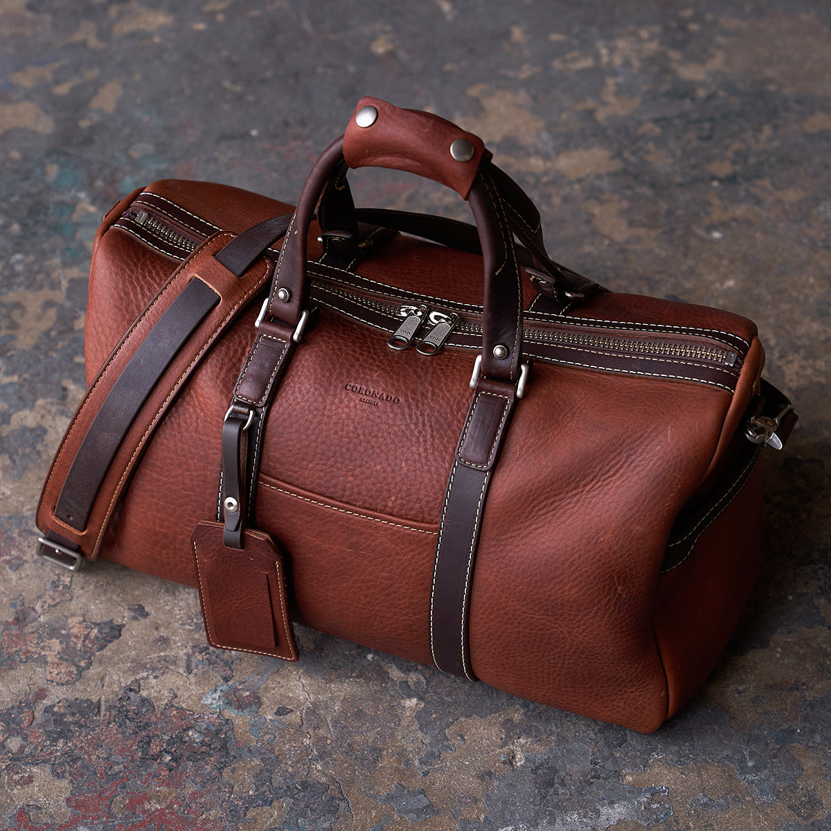 Austin Duffel No.007 (Waxed Cognac)