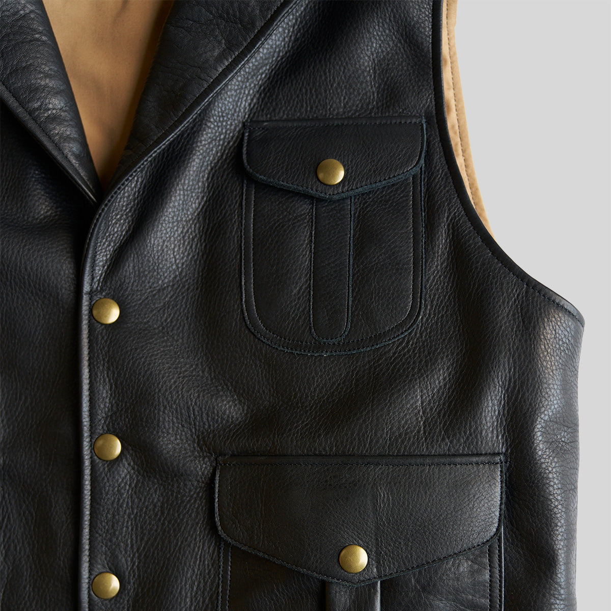 Edinburgh Napa Vest | Black