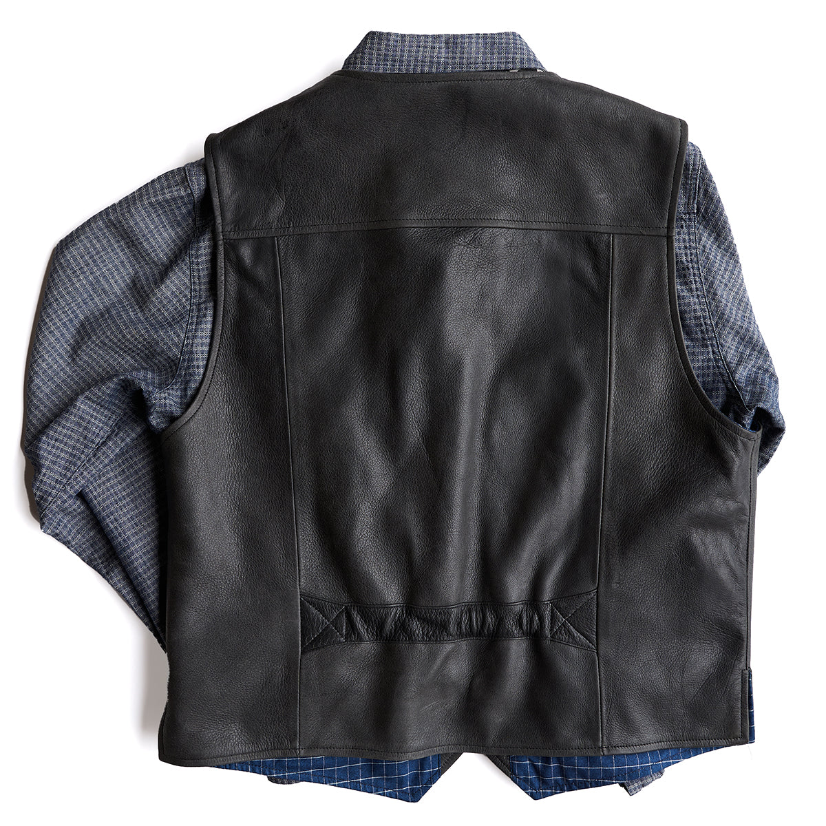 Utica Buckskin Vest No.101 (BLACK LABEL) — Coronado Leather