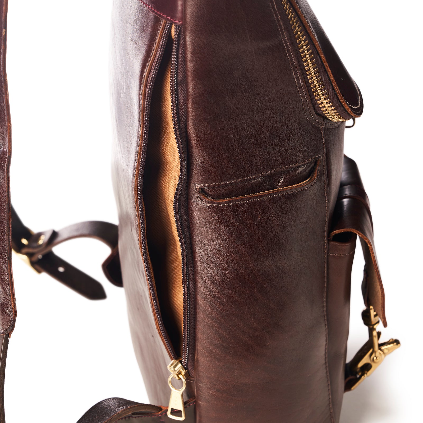 HORSEHIDE x SHELL TOP-ZIP BACKPACK — Coronado Leather