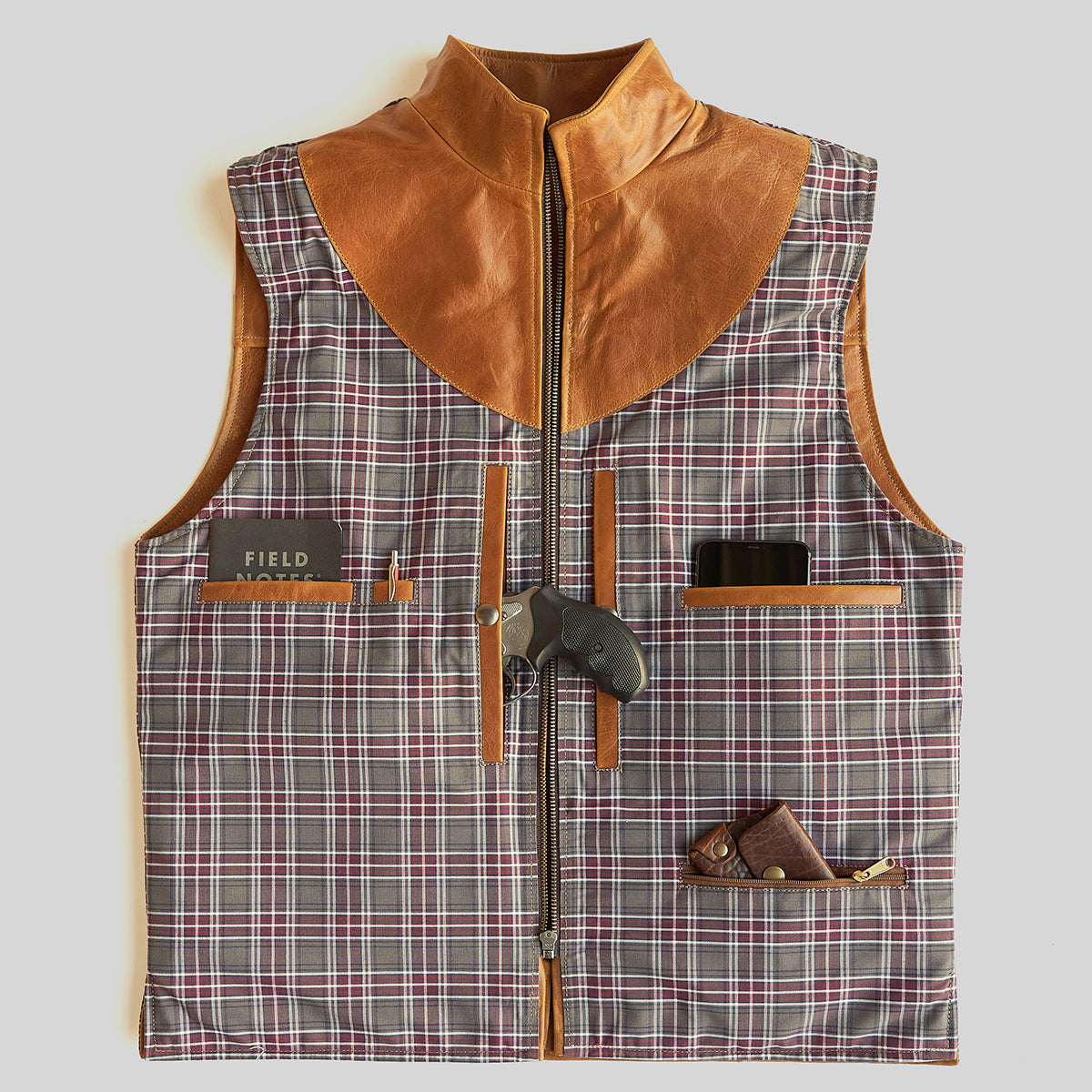 Kodiak Travel Vest No. 209 | Saddle