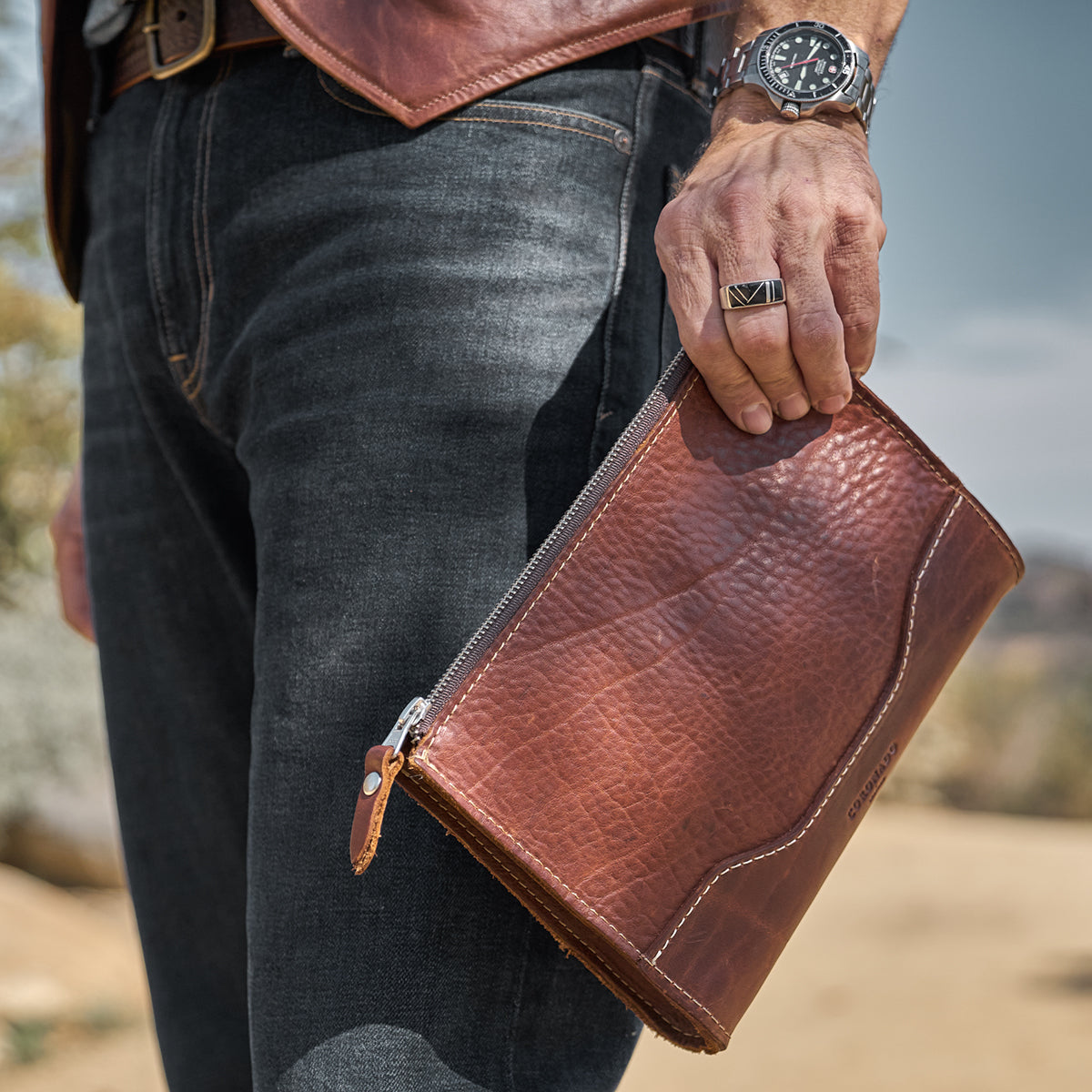 Horween® W-Dearborn Utility Pouch  | LE x 10