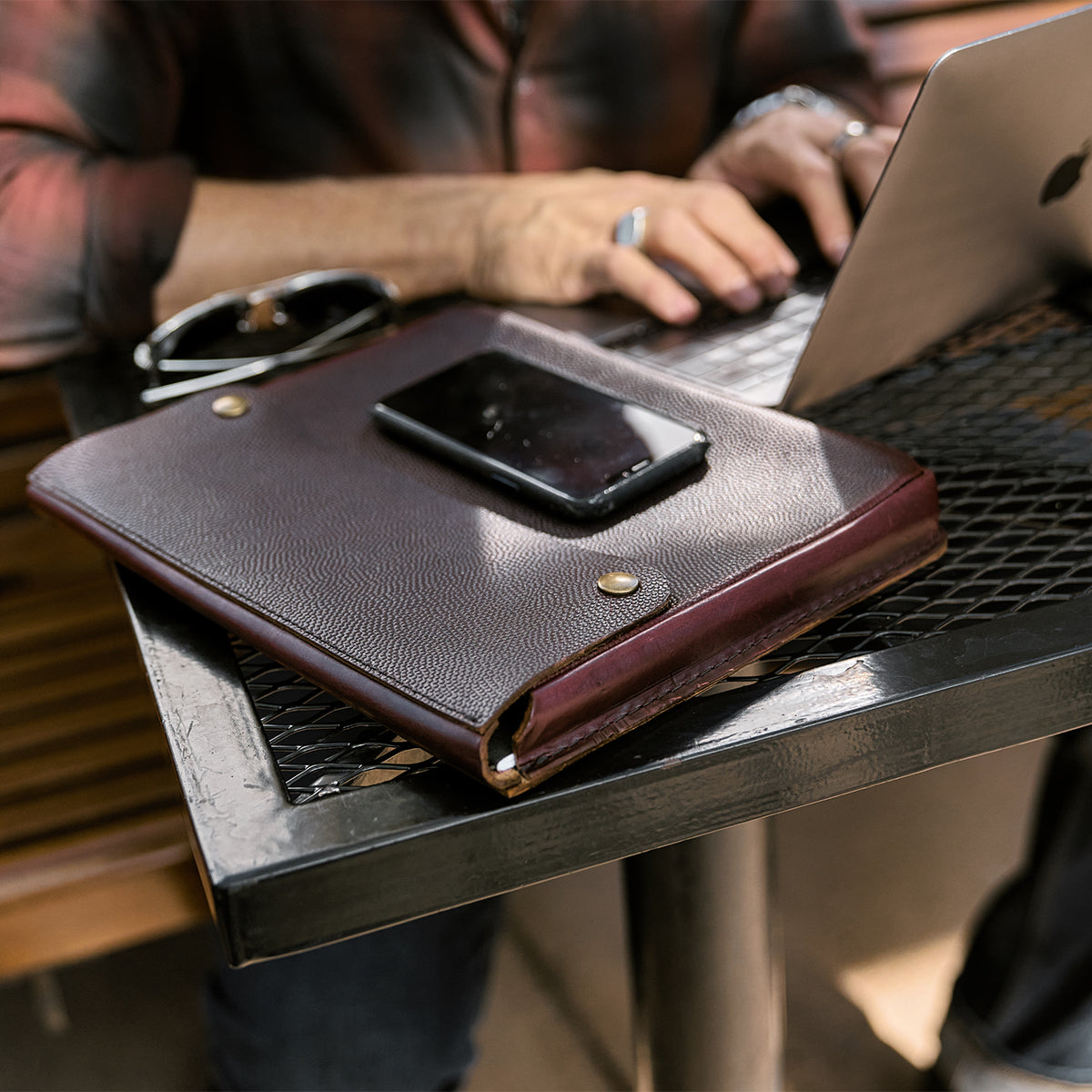 Horween® Tan Football Folio Cases | L.E. x20