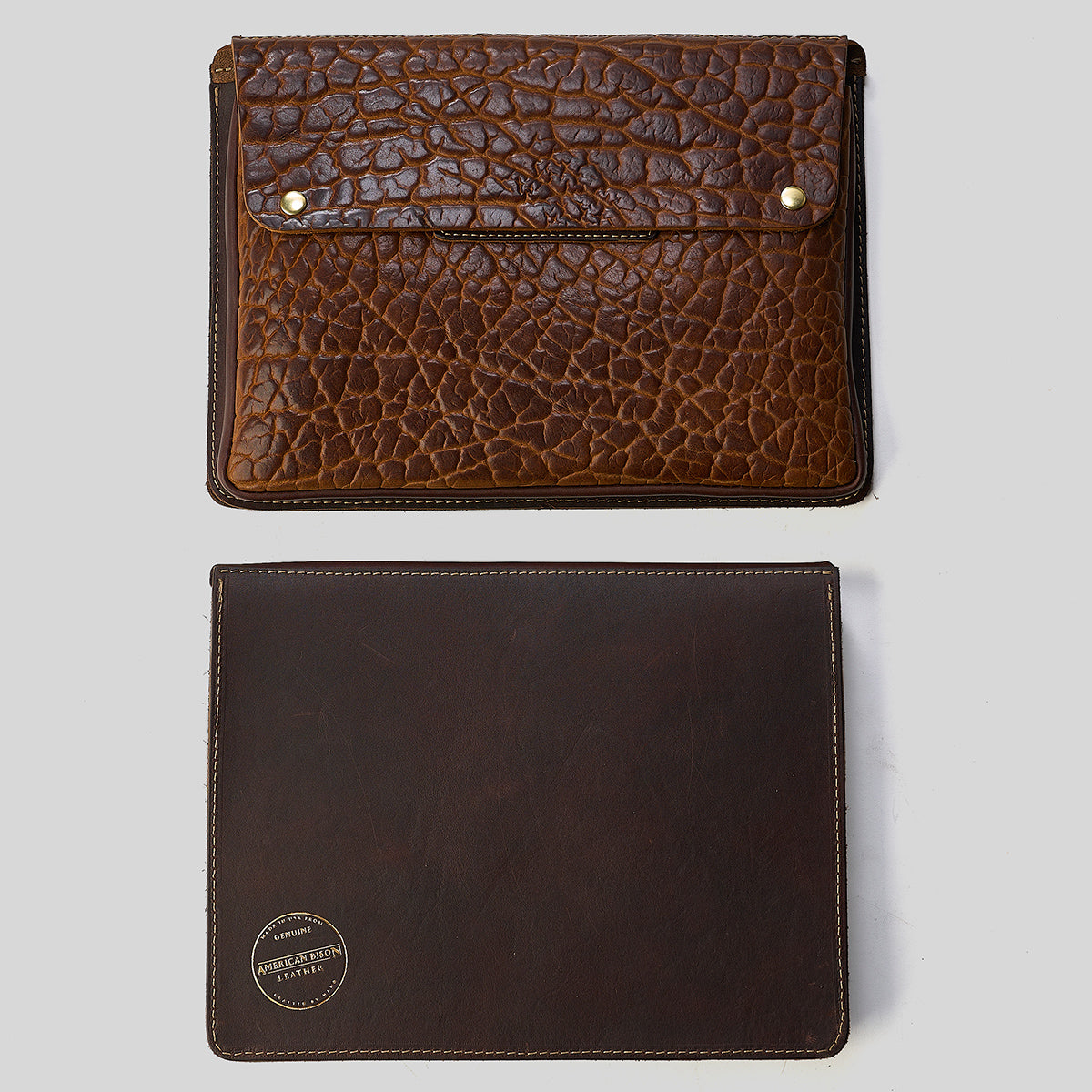 Shrunken Bison & Horween® Hard Cases — Coronado Leather