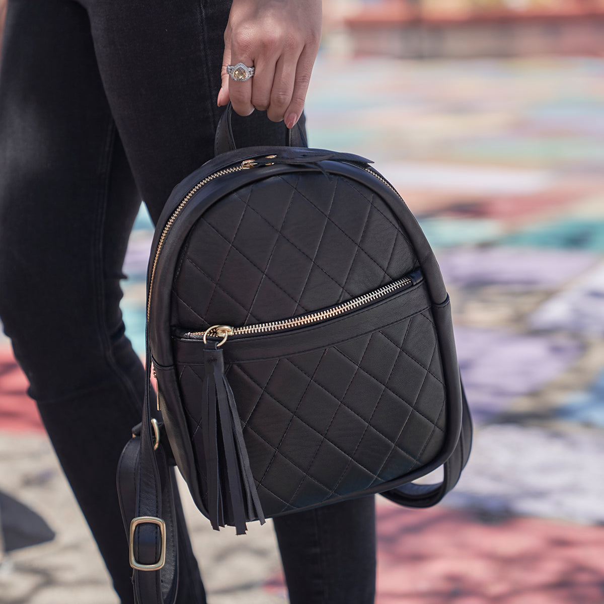 Loma Backpack (Diamond Quilted)