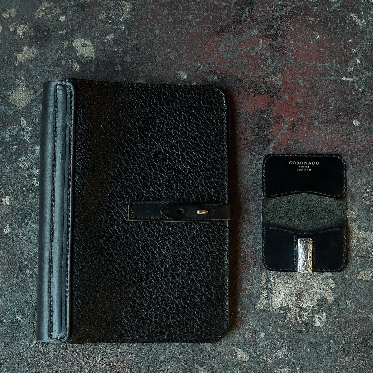 HORWEEN® Executive Folio & Wallet Set | LE Black x 10