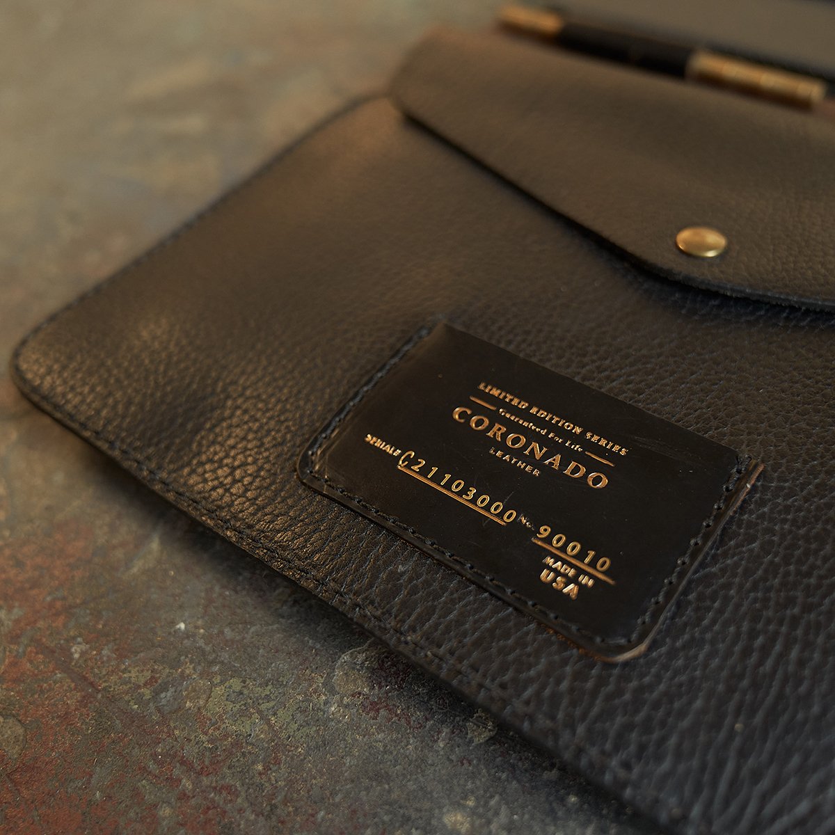 HORWEEN® Executive Folio & Wallet Set | LE Black x 10