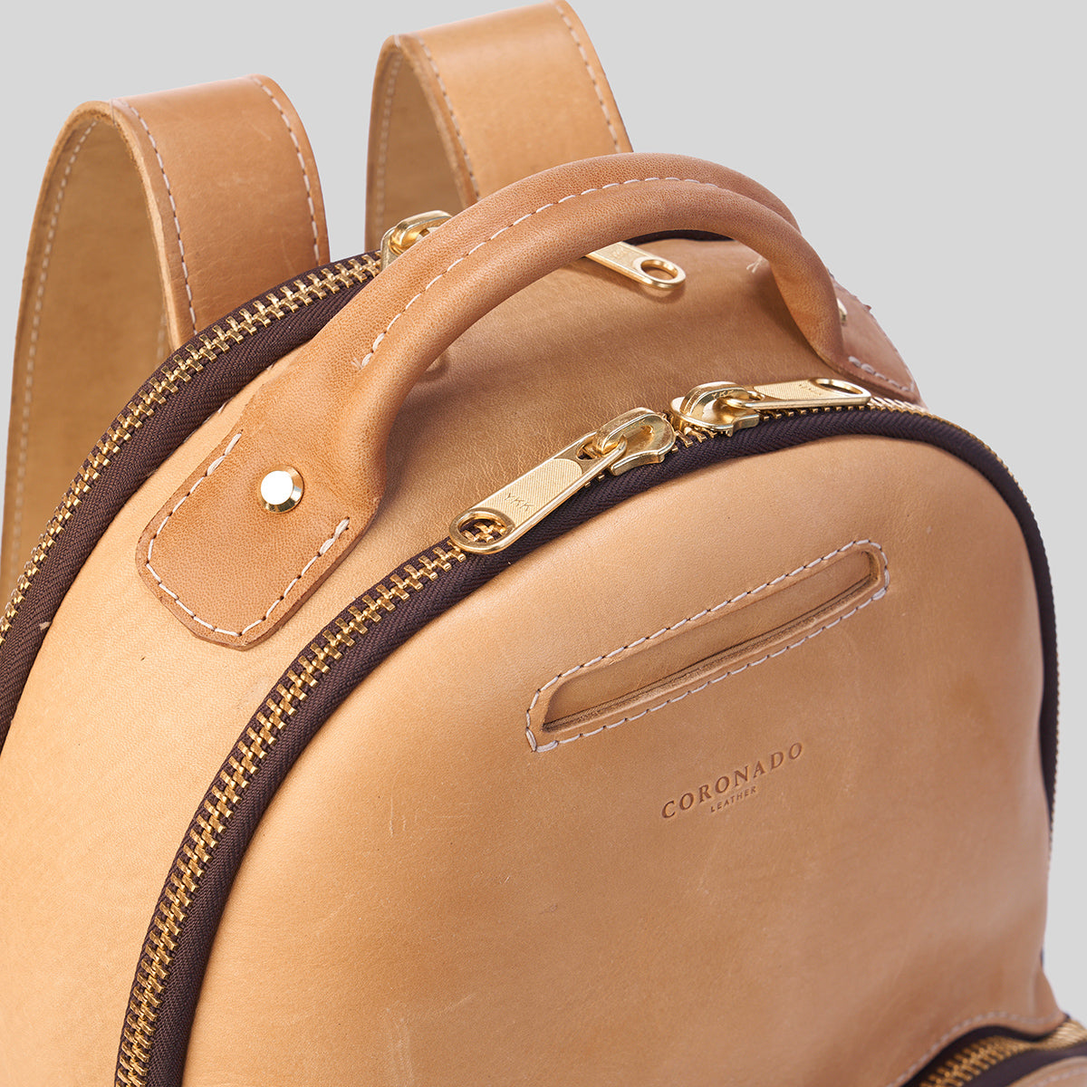 Clark Backpack No. 952 | Natural x20 — Coronado Leather