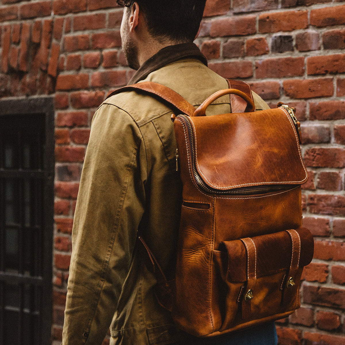 Top Zip Americana Backpack #740